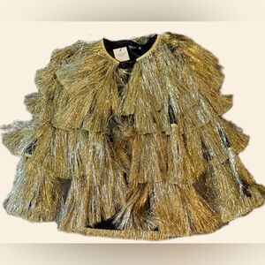 Nasty Gal Tiered Metal Jacket *NEVER WORN/ TAG STILL ON*